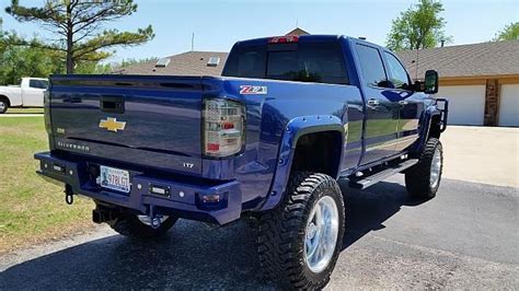 Mf red, metal base, black int., tinted windows, details, orslt5rr. 2015 Chevy 2500HD LTZ Crew Cab Short Bed 4X4 Diesel Lifted ...