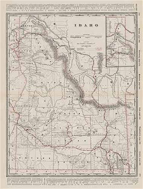 The Usgenweb Archives Digital Map Library Idaho Maps