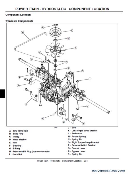 John Deere L110 Mower Deck Diagram