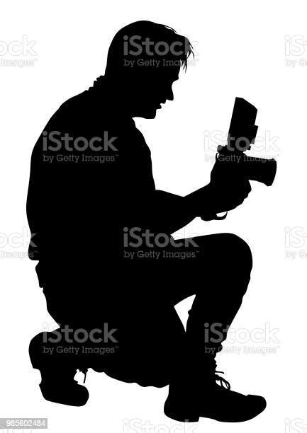 Photo Journalist Stock Illustration Download Image Now Adult