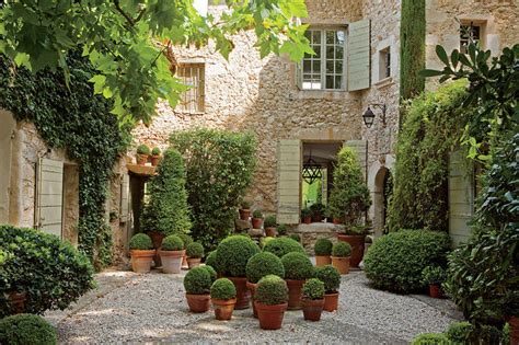 Our French Inspired Home French Style Landscaping Potted