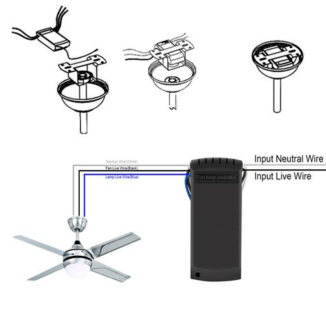 Wiring Diagram For A Ceiling Fan With Remote Control Wiring Digital