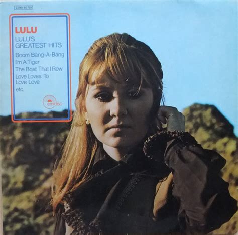 Lulu Lulus Greatest Hits 1970 Vinyl Discogs