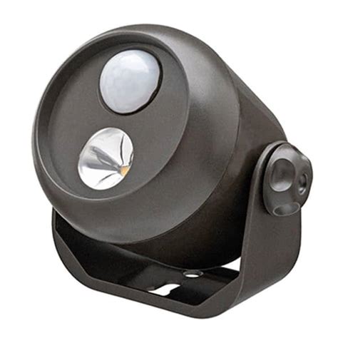 Mr Beams Wireless Motion Activated Integrated Led Mini Spotlight Brown