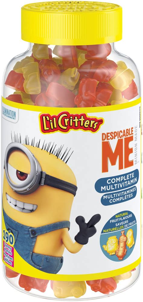 Lil Critters Minions Complete Multivitamin Gummies Walmart Canada