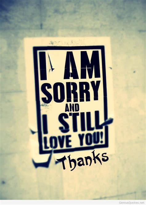 Sorry Love You Wallpapers Wallpaper Cave