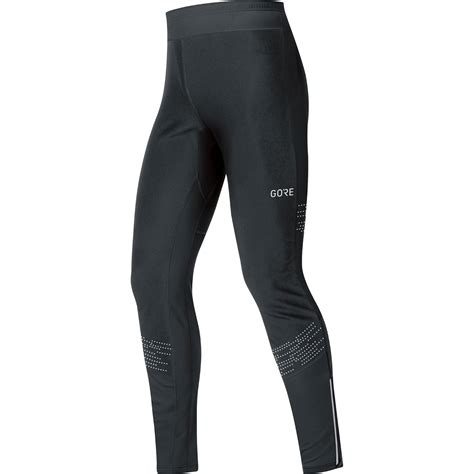 Gore Wear Windproof Mens Running Tights R5 Gore Windstopper Tights M