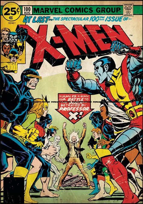 Classic Comic Cover Art X Men The Spectacular 100th Issue Size Of
