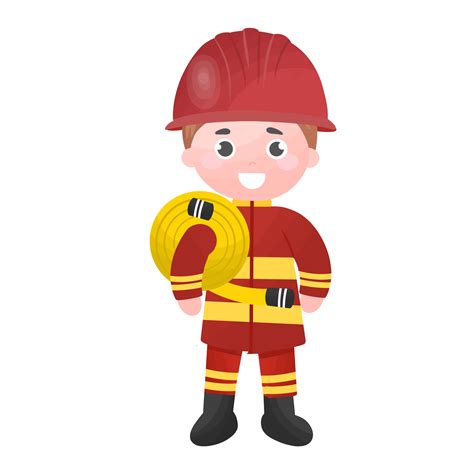 Firefighter Illustration Of Cartoon 20995041 Png