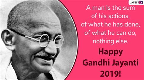 Mahatma Gandhi Jayanti 2019 Greetings Whatsapp Messages Gandhi Ji