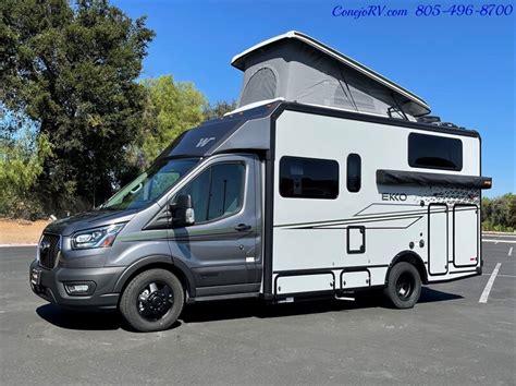 2023 Winnebago Ekko 22a Lithium Power 310hp All Wheel Drive Pop Top For