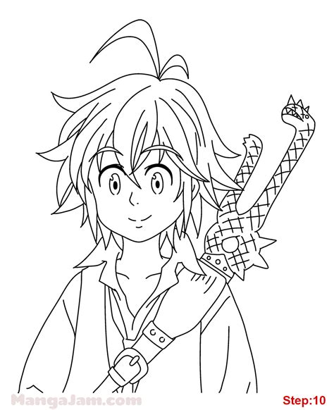 53  Anime Coloring Pages Seven Deadly Sins  Best Free