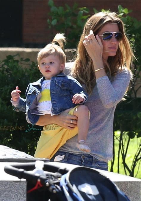 Gisele Bundchen At The Park With Daughter Vivian Brady Growing Your Baby