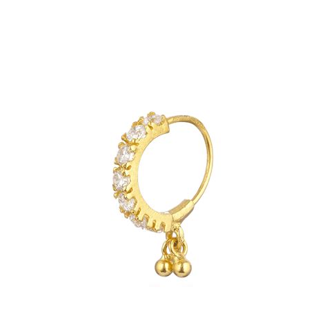 18ct Gold Nose Ring £8500 Sku28871r2