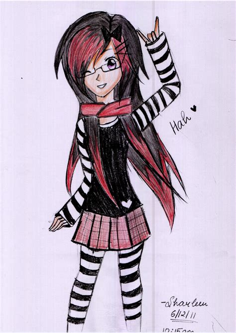 Emo Anime With Glasses By Sharleen018 On Deviantart