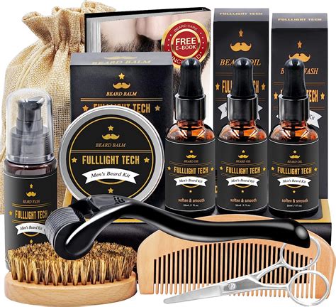 Bartpflege Set Geschenke Für Männer Mit Bartshampoobartöl Wachstumbart Balsambart Kamm