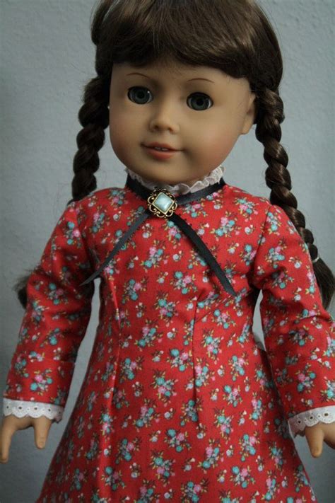 Laura Ingalls Wilder Historical Red Doll Dress Etsy Red Dolls Doll
