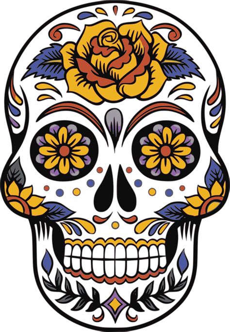 Sugar Skull Clipart Png Download Full Size Clipart 5308889