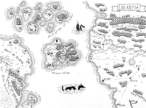 So I Decided To Make A Fantasy Map Tips Would Be Appreciated R