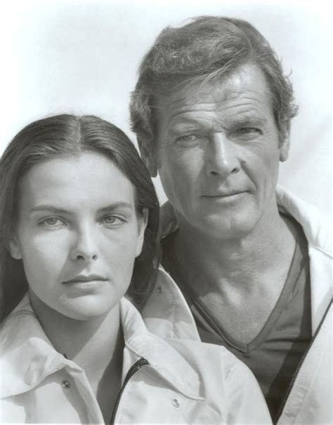 Carole Bouquet And Roger Moore For Your Eyes Only 1981 James Bond