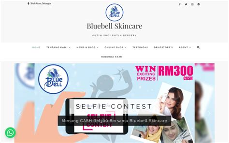 Kini, belanja keperluan kecantikan dan kesehatan jadi lebih murah dan mudah dengan voucher dan promo yang ada di. Produk Kecantikan Terbaik Malaysia, Bluebell Skincare ...