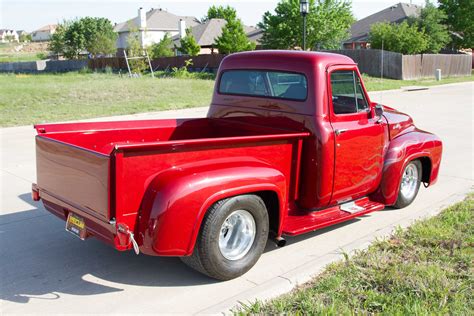 1955 Ford F100 Red