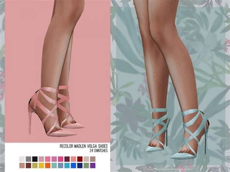 The Sims Resource Madlen Volga Shoes By Helgatisha • Sims 4 Downloads