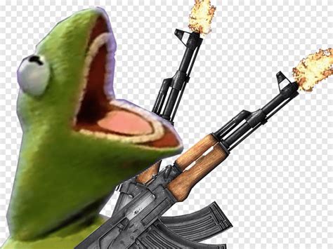 Kermit With Machine Gun Meme Solarperc Ma