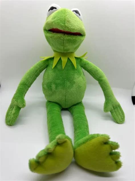 Kermit The Frog 16 Plush The Muppets Disney Ty Beanie Stuffed Animal