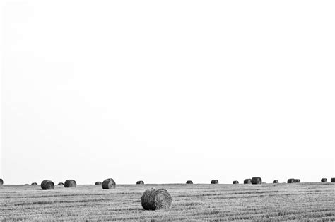 Black And White Nature Sky Field Midwest Farm And Field