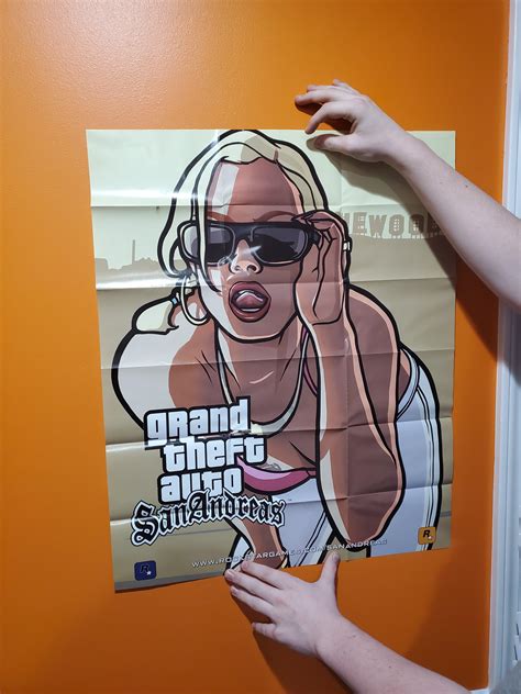 Found This San Andreas Poster Hasnt Been Onfolded Since 2004 Rgta