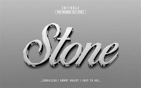 Stone 3d Editable Psd Text Effect Style Graphic By Mdjahidul99519