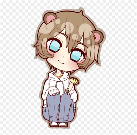 My Little Brother Alex Is Anime Chibi Bear Boy Clipart