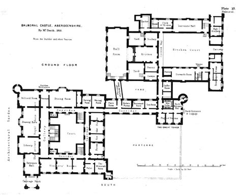 Balmoral Castle Ground Floor Plan Floor Plans Pinterest Castles