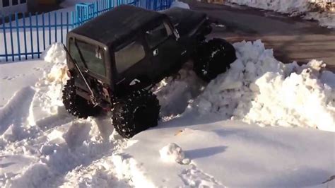 The Beast Jeep Wrangler Deep Snow Playing Youtube