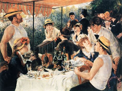 Renoir Luncheon Of The Boating Party Painting Luncheon