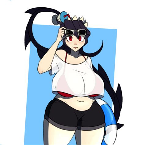 Filia Skullgirls Samson Skullgirls Skullgirls Highres Tagme 1girl Breasts Large