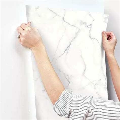Roommates Carrara Marble Peel And Stick Wallpaper Carrara Marble
