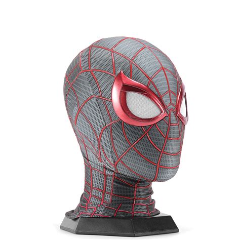 Spiderman Mask Ps5 Spiderman Miles Morales Cosplay Mask With Etsy