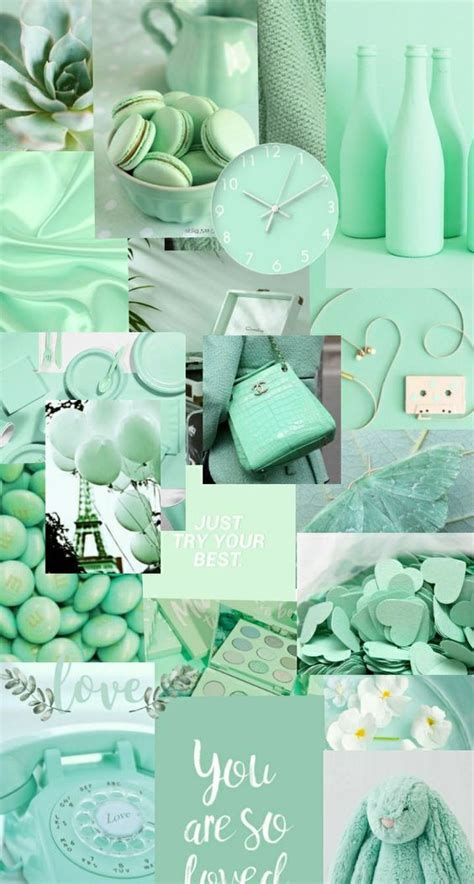 40 Mint Green Wallpaper Backgrounds For Iphone In 2021 Hijau Estetika