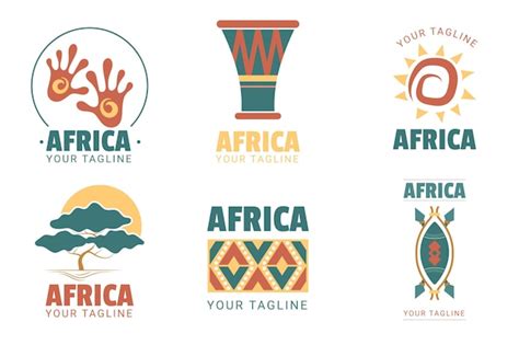 Premium Vector Africa Logo Collection