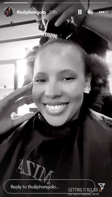 Thuli Phongolo Shaves Her Head This Year Is Personal For Me