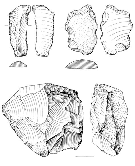 Neolithic Tools From Sqs C63 C64 And C73 1 Retouched Blade