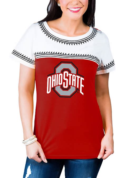 Gameday Couture Ohio State Buckeyes Womens Red Catch You Later Crew