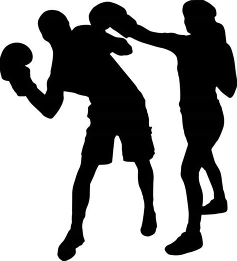 Female Boxing Knockout Illustrations Royalty Free Vector