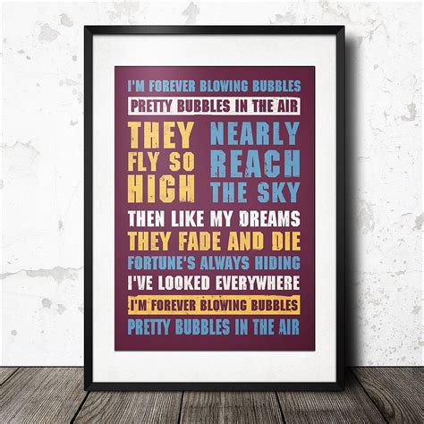 Favourite Football Songs Poster By Magik Moments