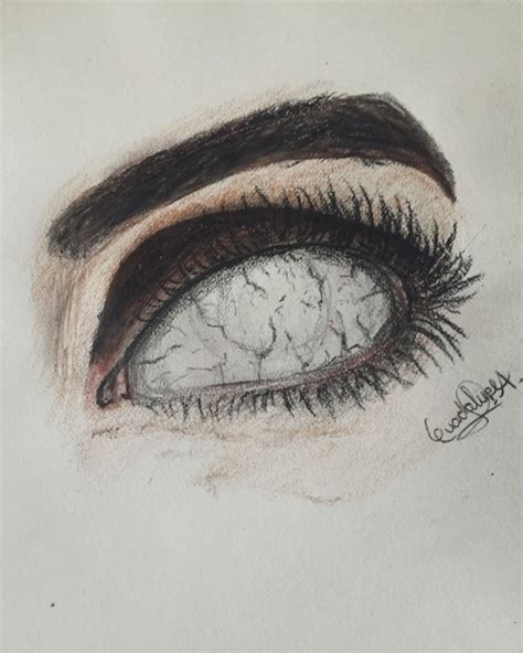 Brain With Eyes Drawing
