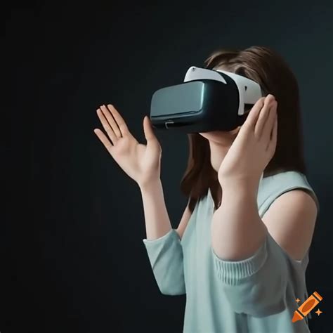 Person Smiling With Vr Glasses