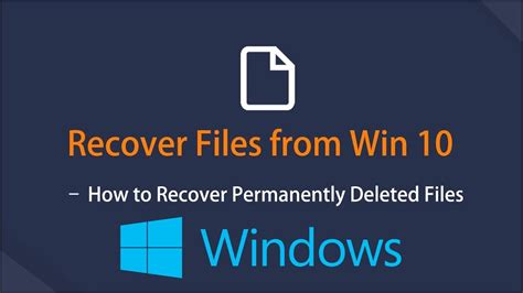 How To Recover Permanently Deleted Files In Windows Working Recover Files In Just
