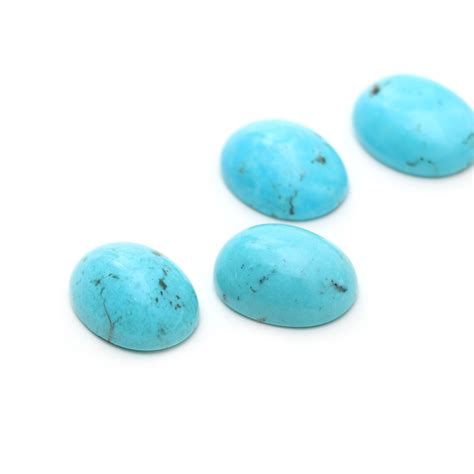 Natural Turquoise Smooth Oval Cabochon Loose Gemstone 15x20 Etsy